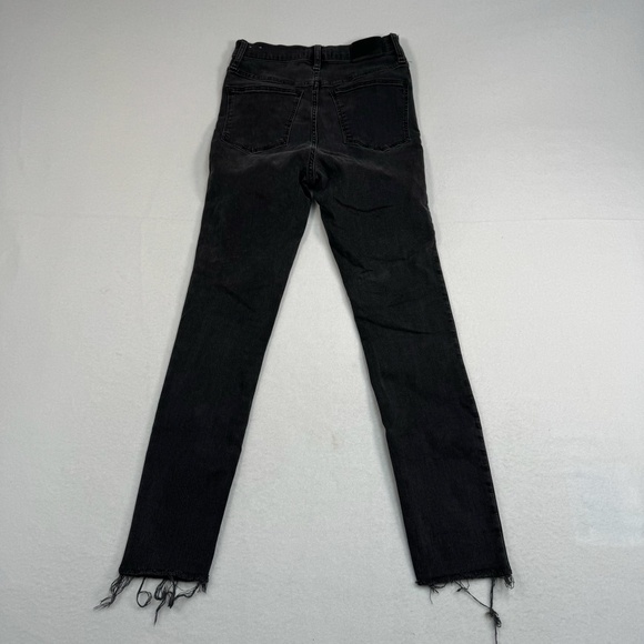 Madewell Jeans Womens 27 Faded Black 11" Skinny High Rise - Picture 2 of 14